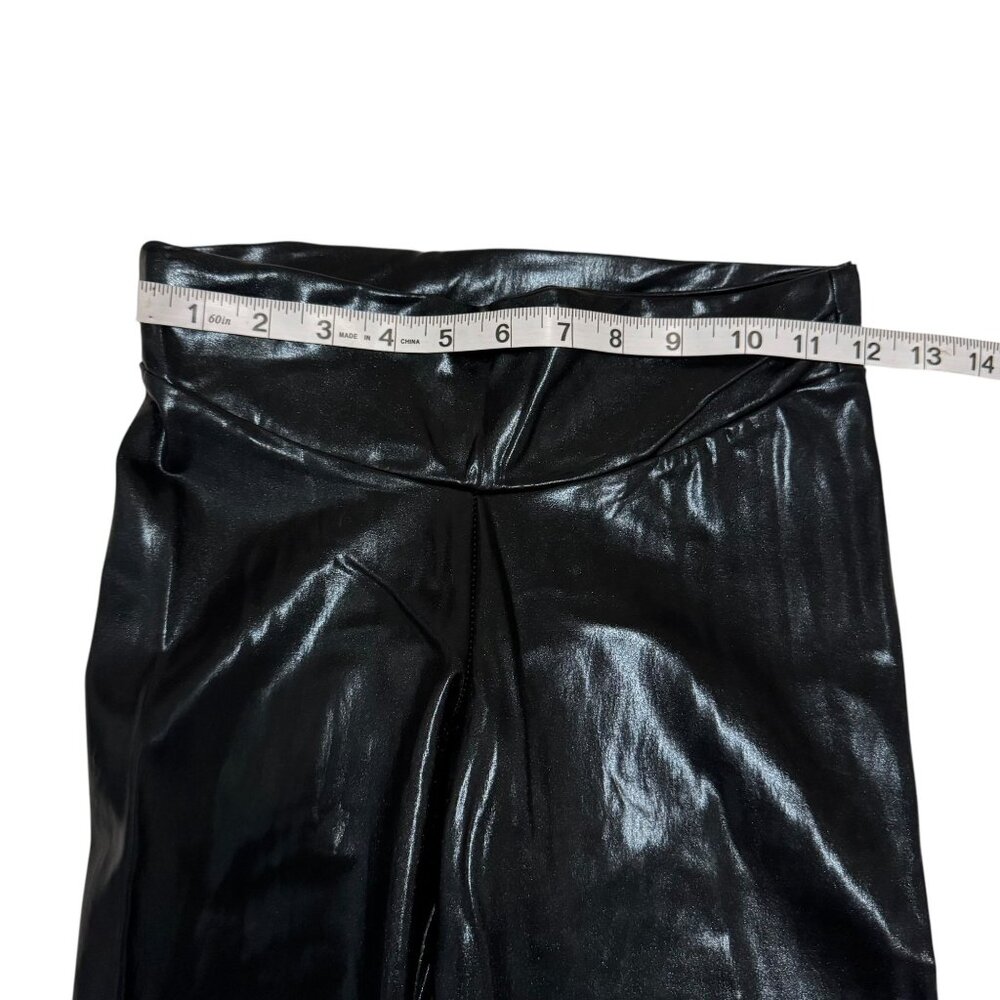 NWT! Hue Women's Glossy Black Leggings Size XS - Picture 5 of 12